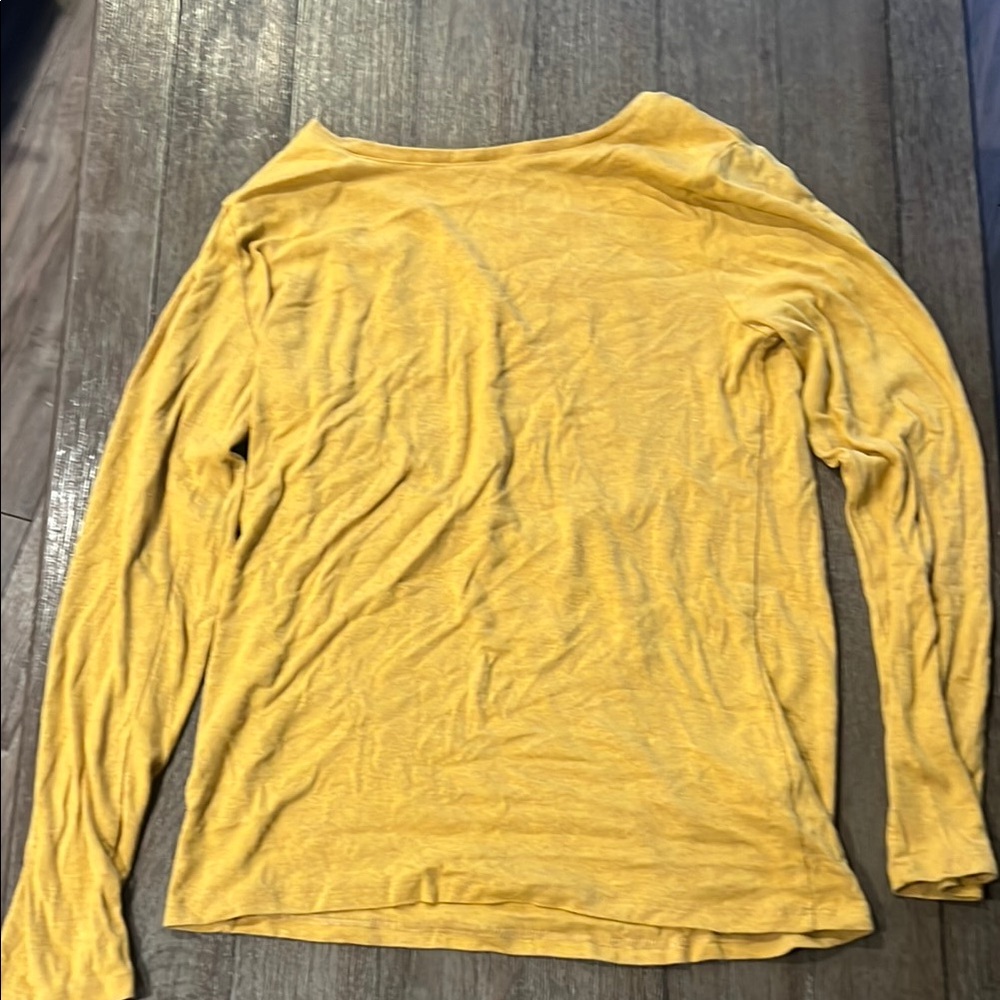 A New Day Mustard Long Sleeve Top